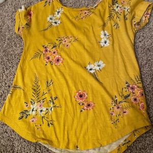 floral maurice's t-shirt